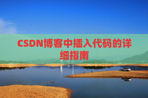CSDN博客中插入代码的详细指南